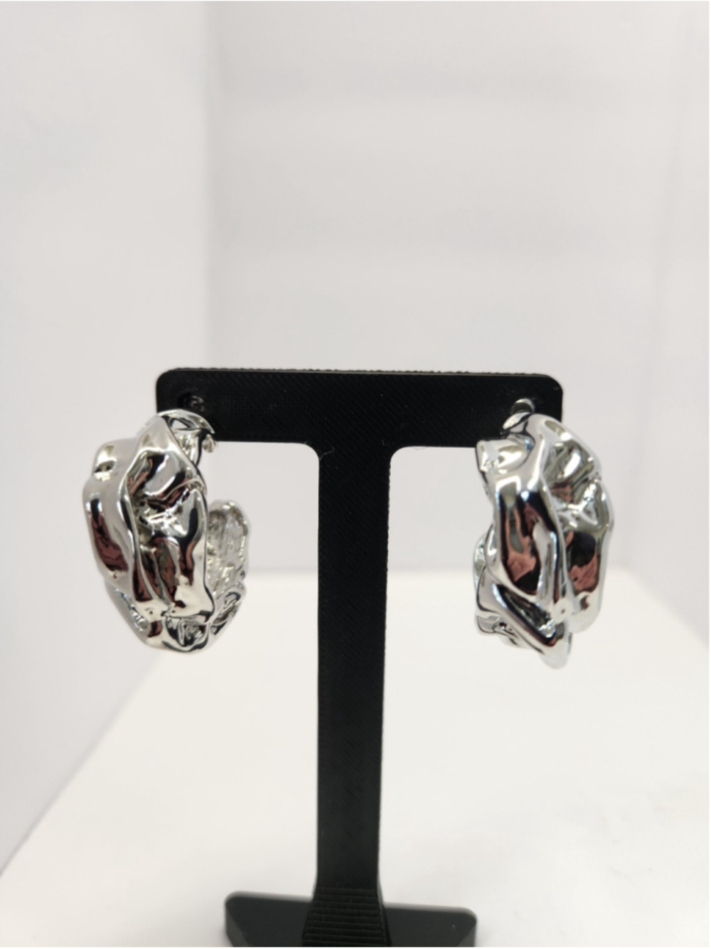 I.N.C. International Concepts Silver Hoop Earrings - Picture 9 of 11